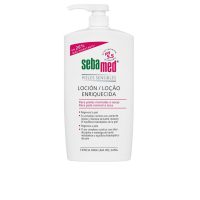 Bottle  of  Sebamed  Dry  And  Sensitive  Skin  Enriched  Lotion  by  Sebamed,  a  body  lotion  indicated  for  hydrating  and  soothing  skin.