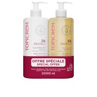 Topicrem Da Protect Emollient Balm and Cleansing Oil Duo 2x500ml