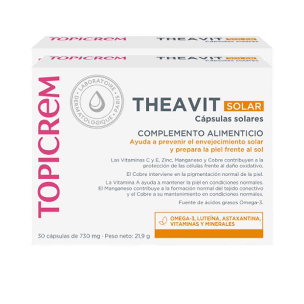 TopicremTheavitSolarDuo2x30Capsules Topicrem Theavit Solar Duo 2x30 Capsules