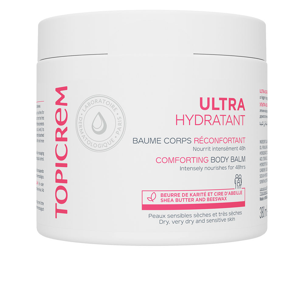 TopicremUHComfortingBodyBalm380ml Bottle of Topicrem UH Comforting Body Balm by Topicrem, a body balm indicated for dry, very dry and sensitive skin.