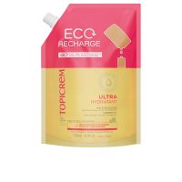 Bottle  of  Topicrem  UH  Shower  Oil  Refill  by  Topicrem,  a  shower  oil  indicated  for  cleansing  dry  and  sensitive  skin.