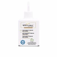 Bottle  of  Voltage  Cosmetics  Anti-Dandruff  Peeling  Treatment  by  Voltage  Cosmetics,  a  treatment  indicated  for  dandruff.