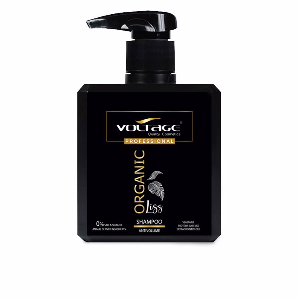 VoltageCosmeticsOrganicLissShampoo500ml Bottle of Voltage Cosmetics Organic Liss Shampoo by Voltage Cosmetics, a shampoo indicated for thick hair and frizz.