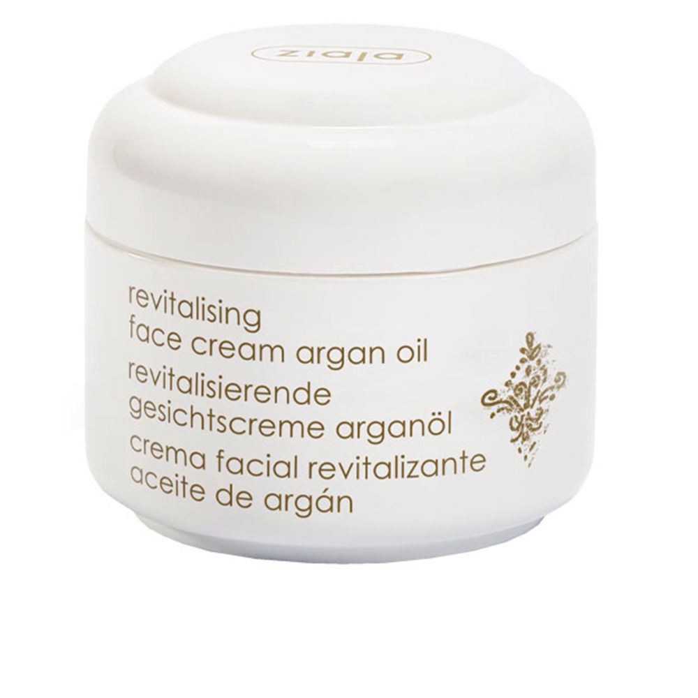 ZiajaArganRevitalizingFacialCream50ml Jar of Ziaja Argan Revitalizing Facial Cream by Ziaja, a facial cream indicated for dry and irritated skin.