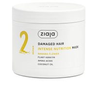 Jar  of  Ziaja  Plant  Essentials  Banana  Flower  Nourishing  Hair  Mask  by  Ziaja,  a  hair  mask  indicated  for  damaged  hair.