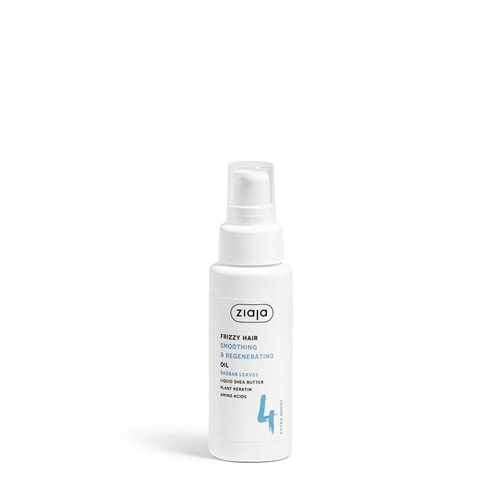 ZiajaPlantEssentialsBaobabLeavesSmoothingHairOil50ml Bottle of Ziaja Plant Essentials Baobab Leaves Smoothing Hair Oil by Ziaja, a hair oil indicated for curly and unruly hair.