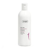 Bottle  of  Ziaja  Plant  Essentials  Pomegranate  Moisturizing  Shampoo  by  Ziaja,  a  shampoo  indicated  for  dry  and  dyed  hair.
