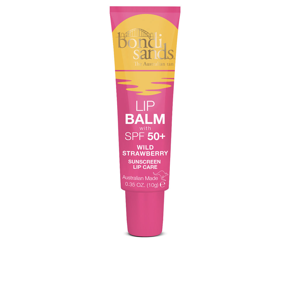 BondiSandsStrawberryLipBalmSPF5010g Bondi Sands Bálsamo Labial Morango SPF50+ 10g - Image 1