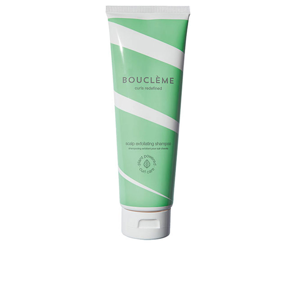 BouclèmeCurlsRedefinedScalpExfoliatingShampoo250ml Bottle of Bouclème Curls Redefined Scalp Exfoliating Shampoo by Bouclème, a creamy shampoo indicated for exfoliating the scalp.