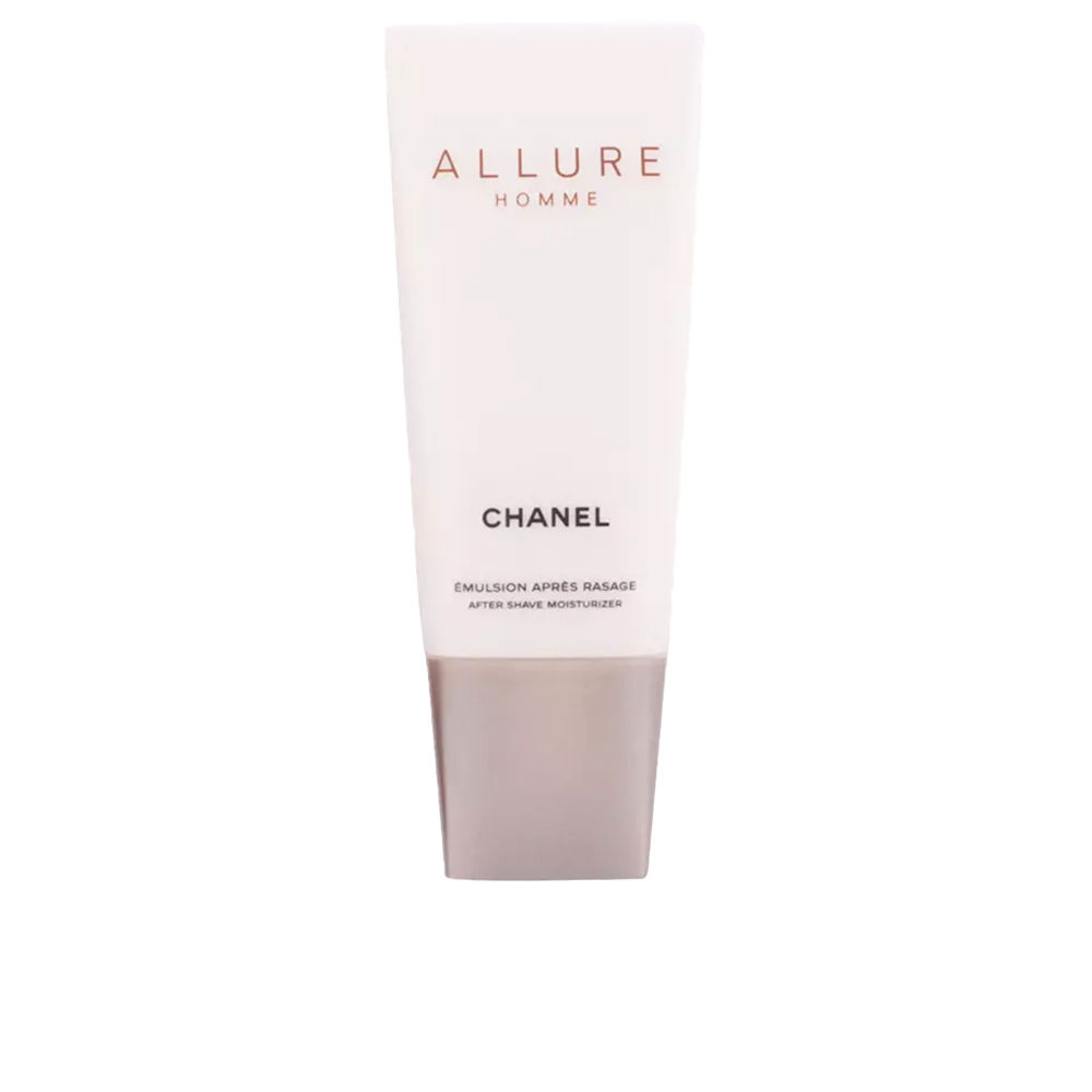 ChanelAllureHommeAfter-ShaveMoisturizer100ml Bottle of Chanel Allure Homme After-Shave Moisturizer by Chanel, a non-greasy balm indicated for soothing skin after shaving.