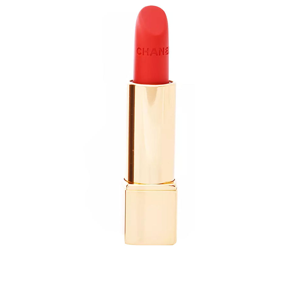 ChanelRougeAllureVelvetLipstickColor57RougeFeu Chanel Rouge Allure Velvet Lipstick Color 57 Rouge Feu