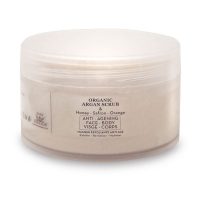 Jar  of  Diar  Argan  Organic  Argan  Exfoliating  Scrub  by  Diar  Argan,  a  scrub  indicated  for  removing  dead  skin  cells.
