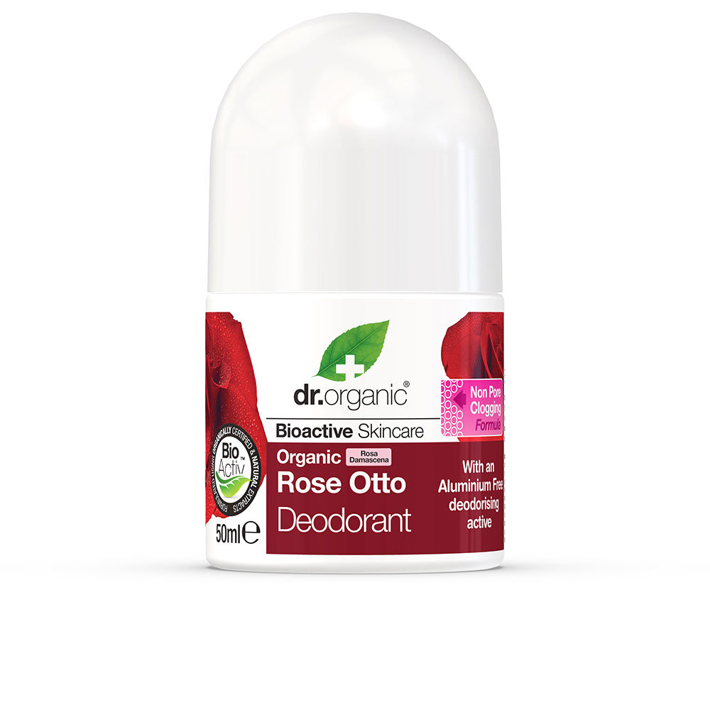 Dr.OrganicRoseOttoRoll-OnDeodorant50ml Dr. Organic Rose Otto Roll-On Deodorant 50ml - Image 1