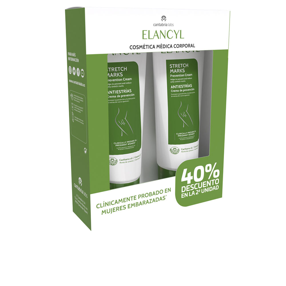 ElancylStretchMarksPreventionCreamDuo2x200ml Elancyl Stretch Marks Prevention Cream Duo 2x200ml