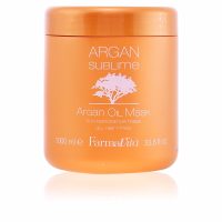 Jar  of  Farmavita  Argan  Sublime  Mask  by  Farmavita,  a  hair  mask  indicated  for  detangling  and  providing  nourishment  and  shine.