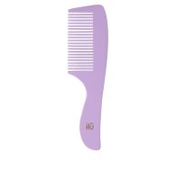 Product  container  of  Ilū  Bamboom  Comb  Color  Wild  Lavender  by  Ilū,  a  bamboo  comb  indicated  for  detangling  all  hair  types.