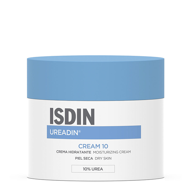 Isdin Ureadin Cream 10 Creme Hidratante 300ml Jar of Isdin Ureadin Cream 10 Moisturizing Cream by Isdin, a facial cream indicated for intensely moisturizing dry skin.