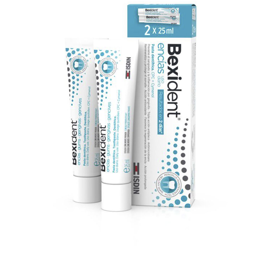 IsdinBexidentGumsDuoToothpaste2x25ml Isdin Bexident Gengivas Pasta Dentífrica Dupla 2x25ml - Image 1