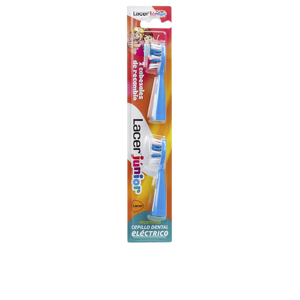 LacerJuniorElectricToothbrushHeadRefillPinkColorx2 Lacer Junior Electric Toothbrush Head Refill Pink Color x2