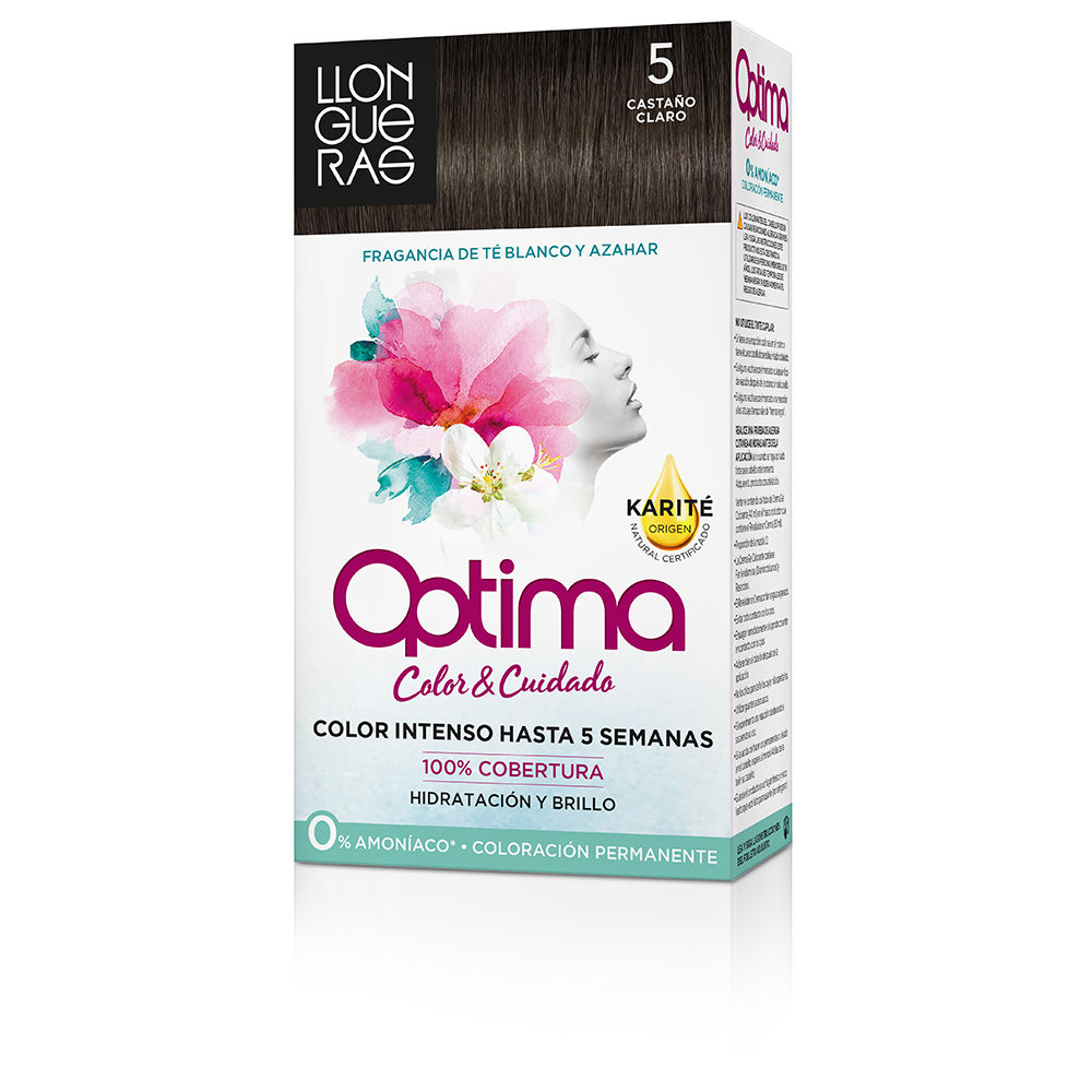 LlonguerasOptimaHairColor5LightBrown Llongueras Optima Cor de Cabelo 5 Castanho Claro - Image 1