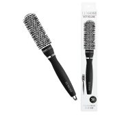 Product  container  of  Lussoni  Hot  Volume  Styling  Brush  25mm,  a  thermal  brush  indicated  for  lifting  hair  at  the  roots.