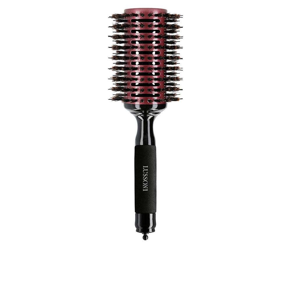 LussoniNaturalStyleBrush50mm Product container of Lussoni Natural Style Brush 50mm, a thermal brush indicated for long and thick hair.