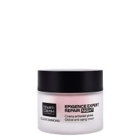 Jar  of  Martiderm  Epigence  Expert  Repair  Global  Anti-Aging  Night  Cream  by  Martiderm,  a  rich  cream  indicated  for  reducing  wrinkles.