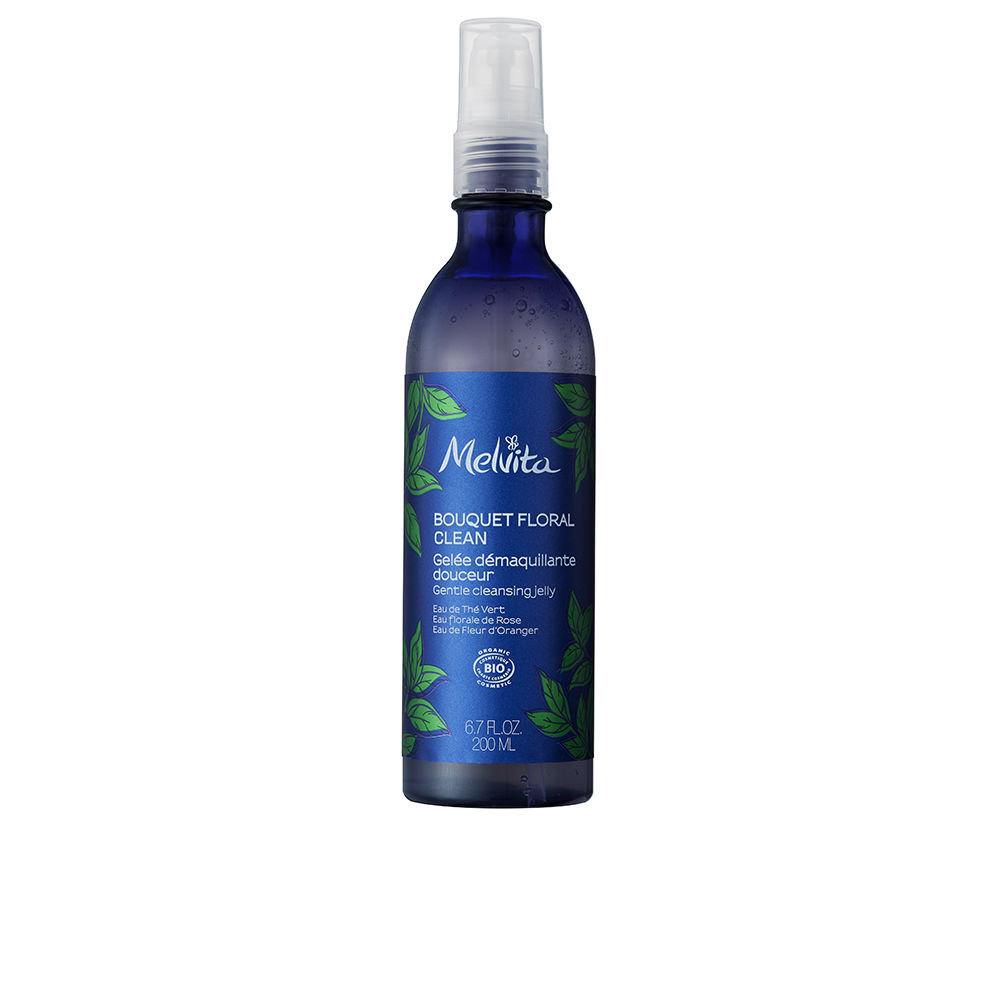 MelvitaBouquetFloralCleanGentleCleansingJelly200ml Bottle of Melvita Bouquet Floral Clean Gentle Cleansing Jelly by Melvita, a gel indicated for removing makeup.
