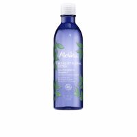 Bottle  of  Melvita  Bouquet  Floral  Detox  Gentle  Micellar  Water  by  Melvita,  a  liquid  indicated  for  cleansing  the  skin.