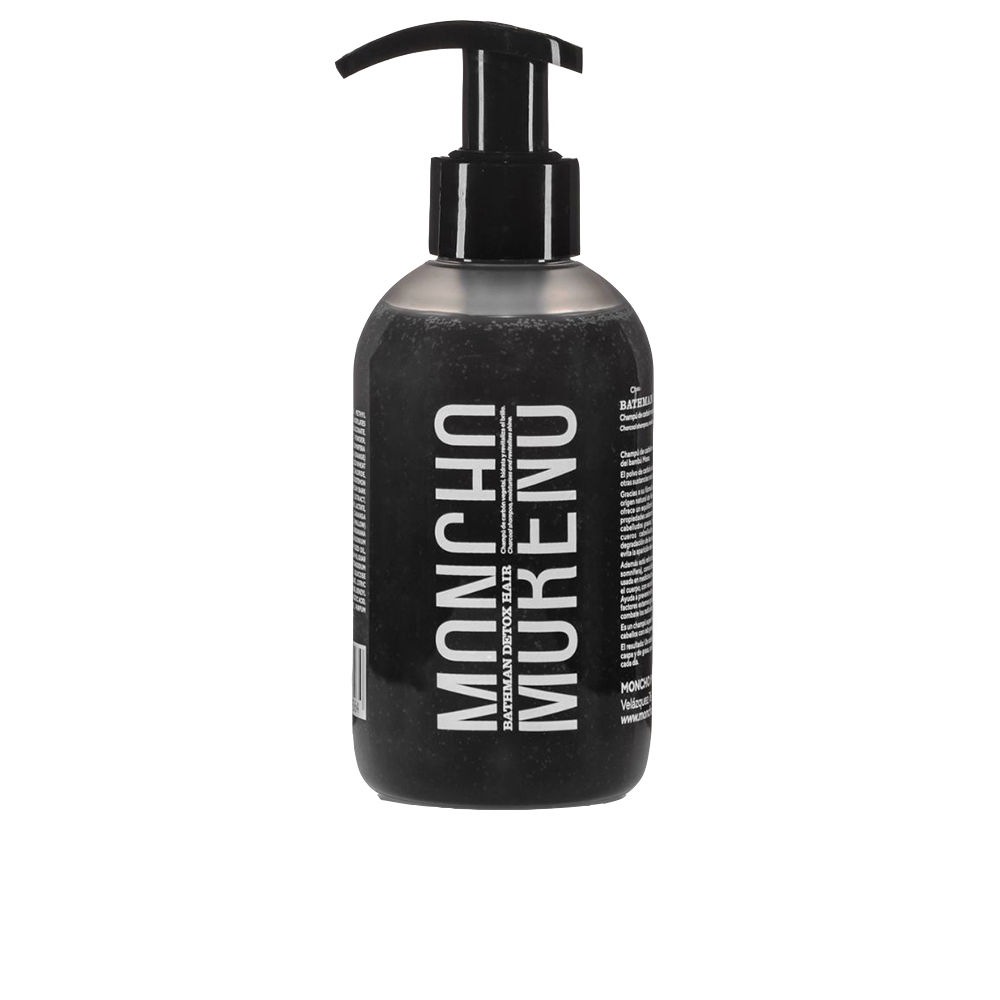 MonchoMorenoBathmanDetoxHairCharcoalShampoo500ml Moncho Moreno Bathman Detox Hair Champô de Carvão 500ml - Image 1