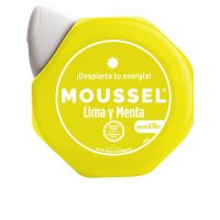 Bottle  of  Moussel  Lime  And  Mint  Revitalizing  Shower  Gel  by  Moussel,  a  cleansing  gel  indicated  for  revitalizing  the  body.