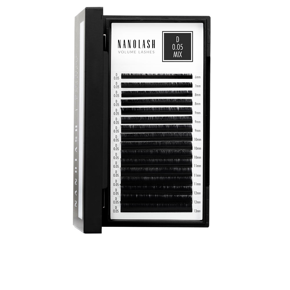 NanolashVolumeLashesFalseEyelashesD0.05Mix6-13mm Nanolash Volume Lashes False Eyelashes D 0.05 Mix 6-13mm
