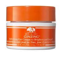 Tube  of  Origins  Ginzing  Refreshing  Eye  Cream  by  Origins,  a  colored  eye  cream  indicated  for  reducing  dark  circles.