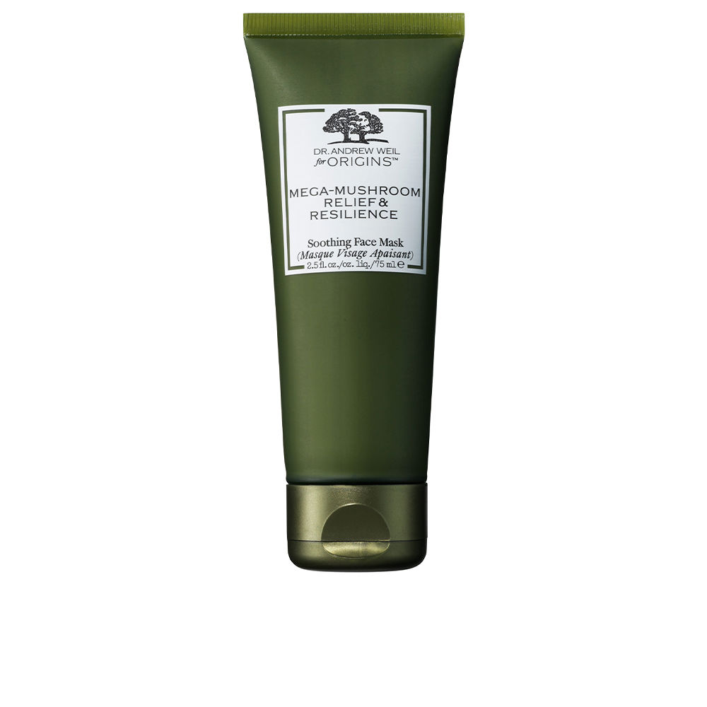 OriginsMegaMushroomSoothingFaceMask75ml Jar of Origins Mega Mushroom Soothing Face Mask by Origins, a creamy mask indicated for reducing visible redness.