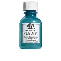 Tube  of  Origins  Super  Spot  Remover  Blemish  Treatment  Gel  by  Origins,  a  gel  indicated  for  fighting  acne  blemishes.