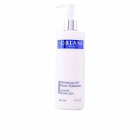 Bottle  of  Orlane  Facial  Cleanser  for  Normal  Skin,  a  fluid  emulsion  indicated  for  removing  makeup  and  impurities.