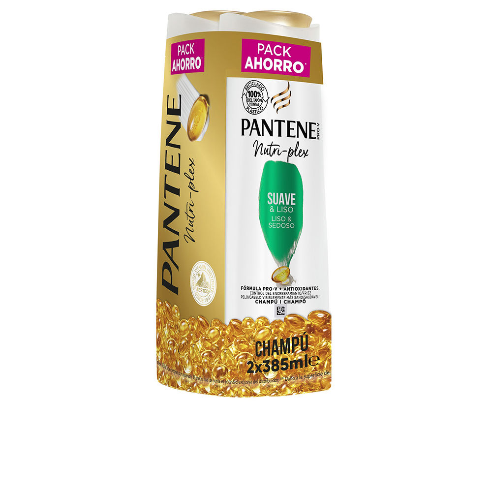 PanteneSoftAndSmoothShampooDuo2x385ml Pantene Soft And Smooth Shampoo Duo 2x385ml