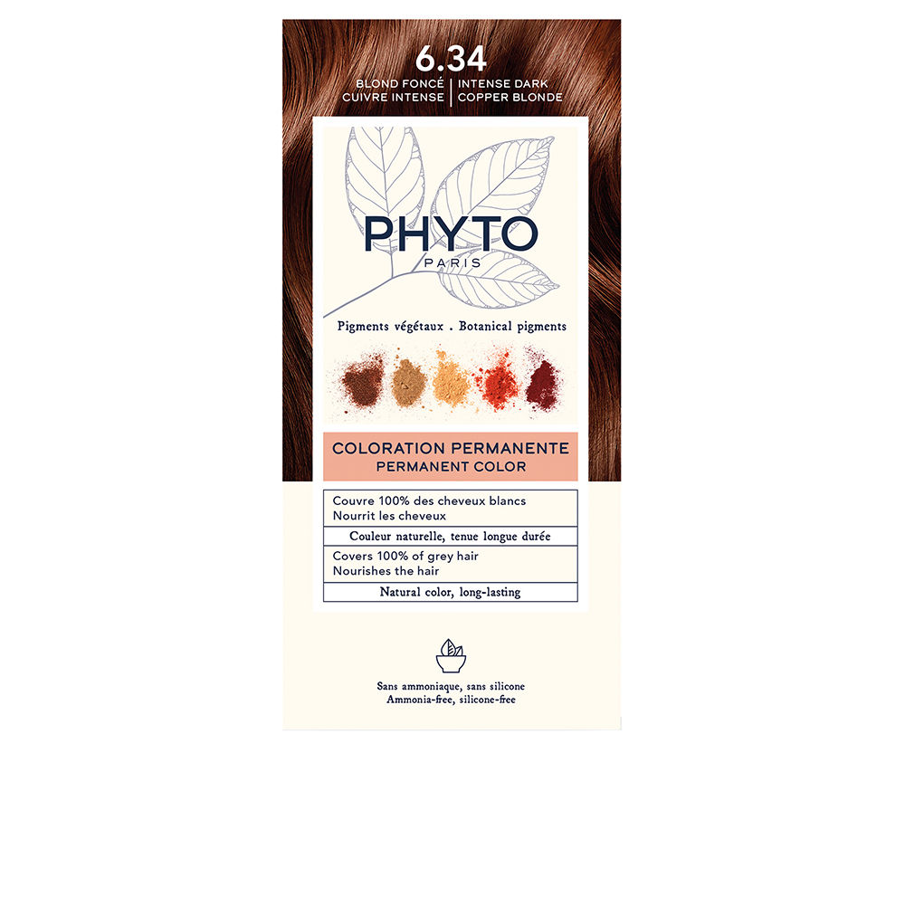 PhytoPhytocolorColor6.34IntenseDarkCopperBlonde Phyto Phytocolor Cor 6.34 Louro Cobre Escuro Intenso - Image 1