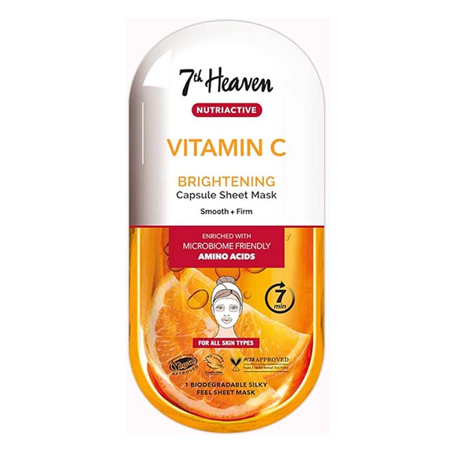 7thHeavenVitaminCCapsuleSheetMask 7th Heaven Vitamin C Capsule Sheet Mask - 画像 (1)