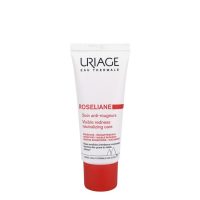 Tube  of  Uriage  Roséliane  Anti-Redness  Cream  by  Uriage,  a  moisturizing  cream  indicated  for  reducing  redness  and  calming  skin.