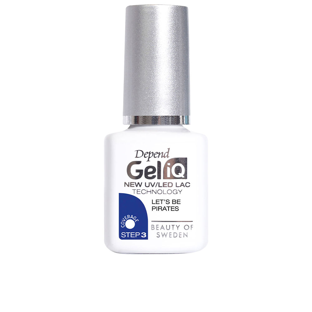 BeterGeliQNailPolishColorLet'sBePirates5ml Bottle of Beter Gel iQ Nail Polish Color Lets Be Pirates by Beter, a semi-permanent polish indicated for a glossy gel manicure.