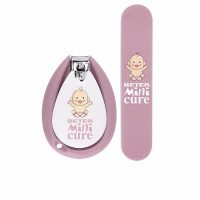 Box  of  Beter  Mini  Cure  Baby  Care  Pink  Set  by  Beter,  a  grooming  kit  indicated  for  baby  nail  care  and  wellness  during  first  months.