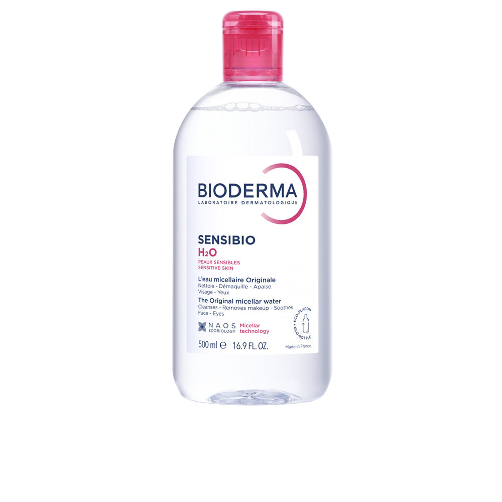 BiodermaSensibioH2OMicellarWaterForSensitiveSkin500ml ビオデルマ サンシビオ H2O ミセラーウォーター 敏感肌用 500ml - 画像 (1)