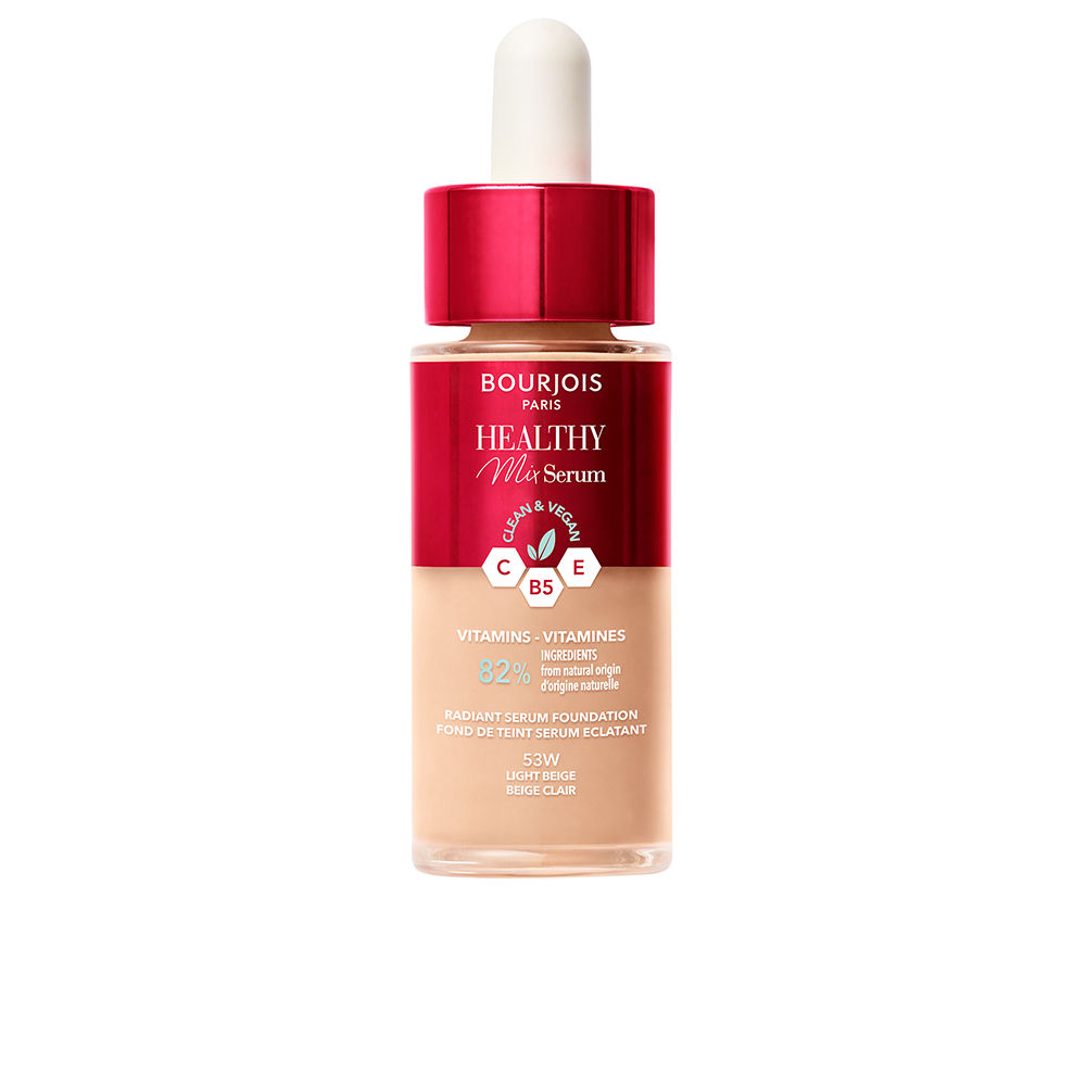 BourjoisHealthyMixSerumFoundationColor53WLightBeige30ml Bourjois Healthy Mix Serum Foundation Color 53W Light Beige 30ml