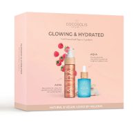 Box  of  Cocosolis  Glowing  &  Hydrated  Gift  Set  by  Cocosolis,  a  skincare  set  indicated  for  skin  illumination  and  hydration.
