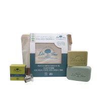 Box  of  Dr.  Tree  Solid  Shampoo  For  Sensitive  Skin  Gift  Set  by  Dr.  Tree,  a  solid  set  indicated  for  cleansing  and  protecting  sensitive  skin.