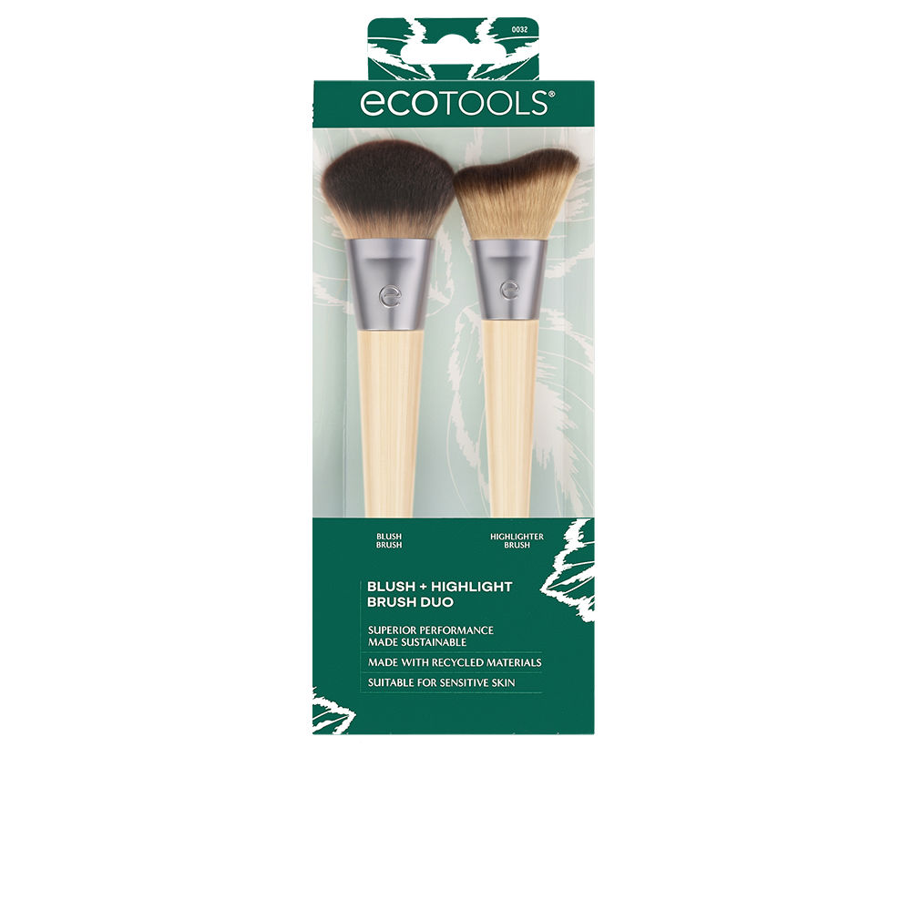 EcotoolsBlushHighlightBrushDuo Ecotools Blush + Highlight Brush Duo - 画像 (1)