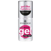 Bottle  of  Essence  Extreme  Gel  Gloss  Top  Coat  by  Essence,  a  nail  lacquer  indicated  for  sealing  and  protecting  nail  color.
