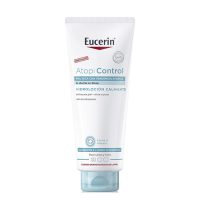 Bottle  of  Eucerin  Atopicontrol  Soothing  Hydrolotion  by  Eucerin,  a  body  lotion  indicated  for  dry  and  atopic  skin  hydration.