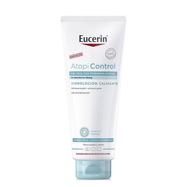 Eucerin AtopiControl Hydro-Loção Calmante 400ml Bottle of Eucerin Atopicontrol Soothing Hydrolotion by Eucerin, a body lotion indicated for dry and atopic skin hydration.